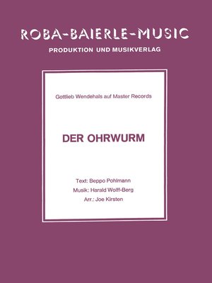 cover image of Der Ohrwurm